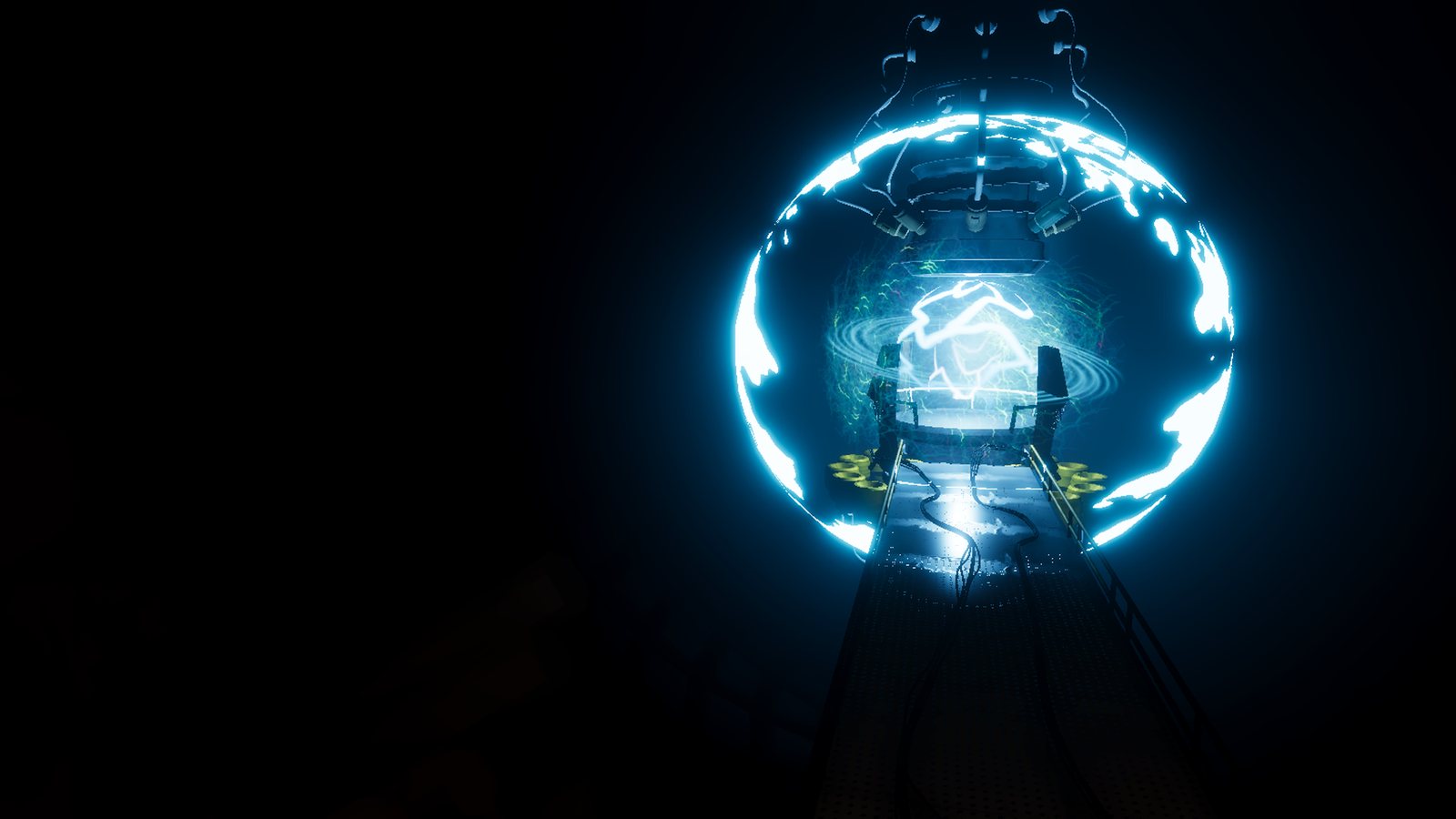 Reactor core in the dark