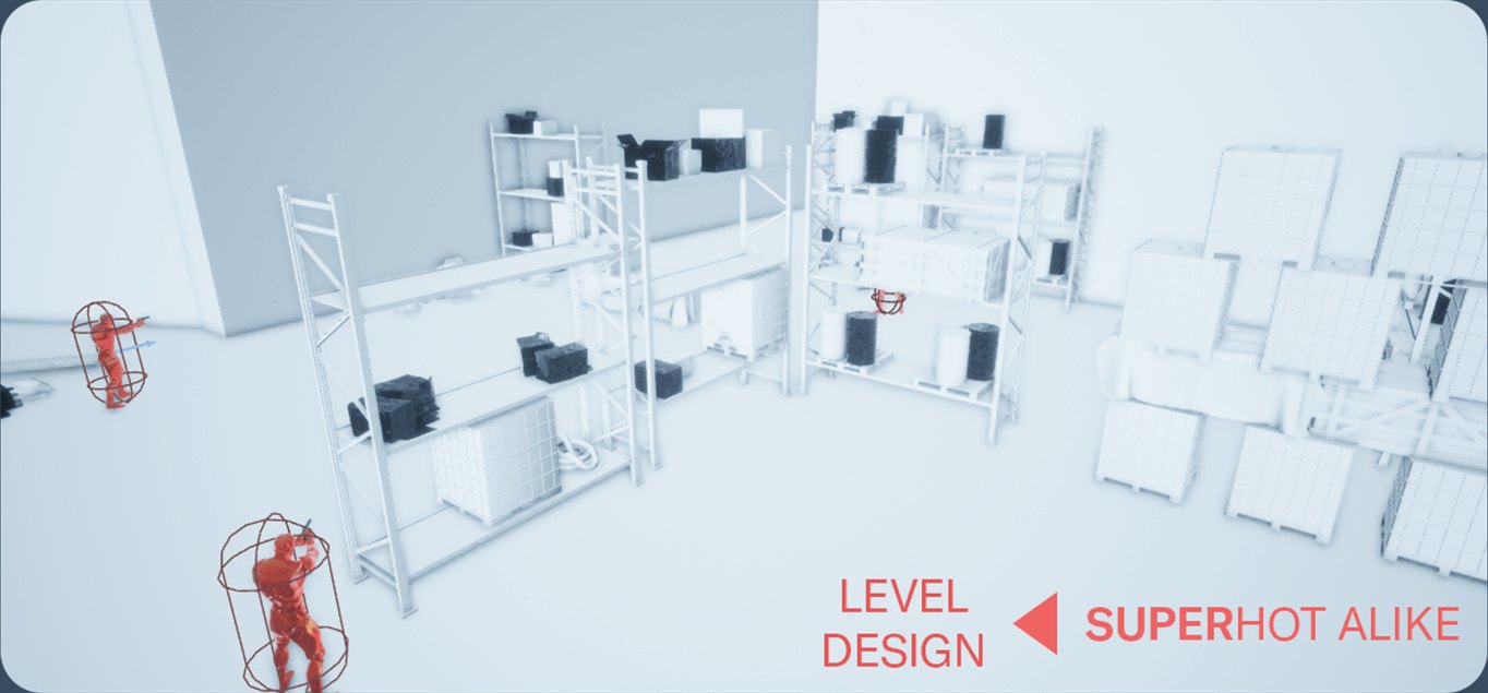 White-box blockout of the warehouse